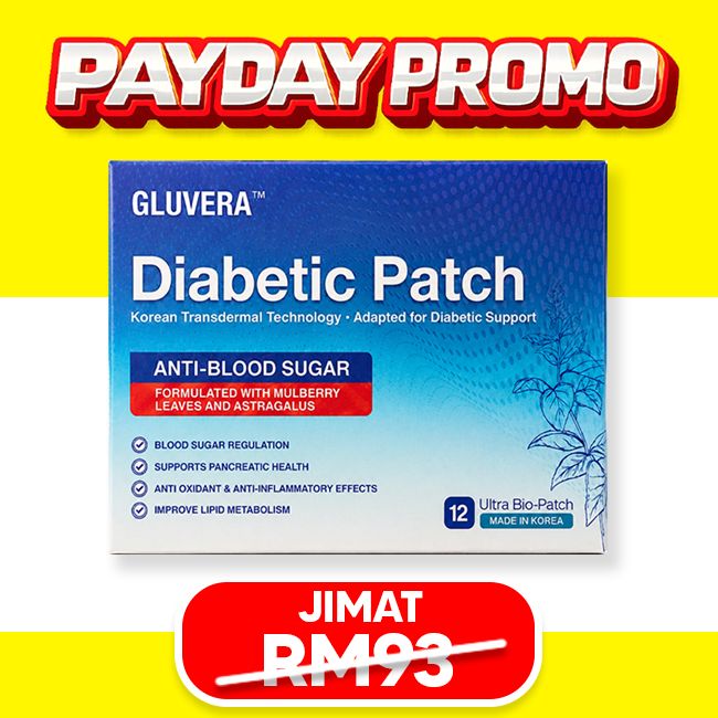 PAYDAY PROMO PAKEJ CEGAH ( 1 KOTAK GLUVERA DIABETIC PATCH )